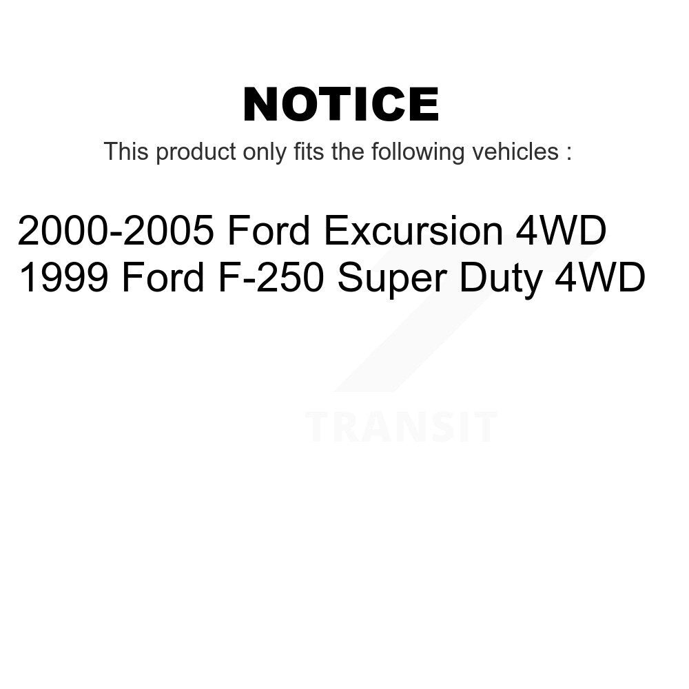 Front Steering Tie Rod End Kit For Ford F-250 Super Duty Excursion 4WD KTR-103746