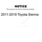Front Steering Tie Rod End Kit For 2011-2019 Toyota Sienna KTR-103877
