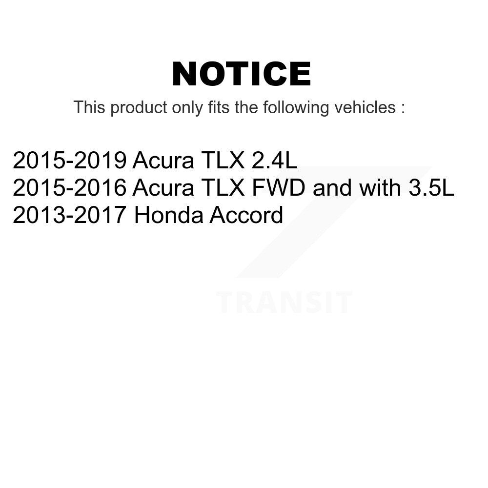 Front Steering Tie Rod End Kit For Honda Accord Acura TLX KTR-103878