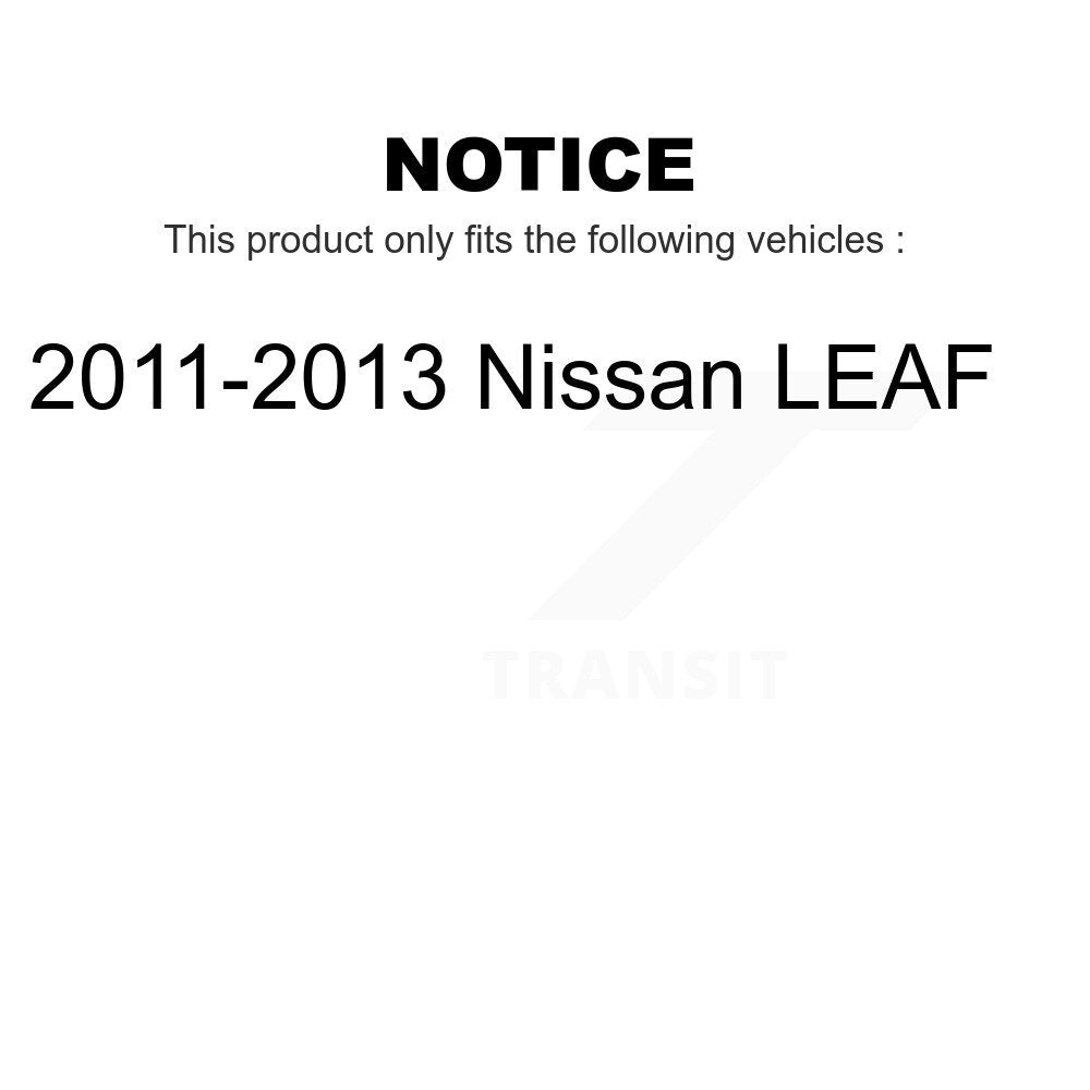 Front Steering Tie Rod End Kit For 2011-2013 Nissan LEAF KTR-103889
