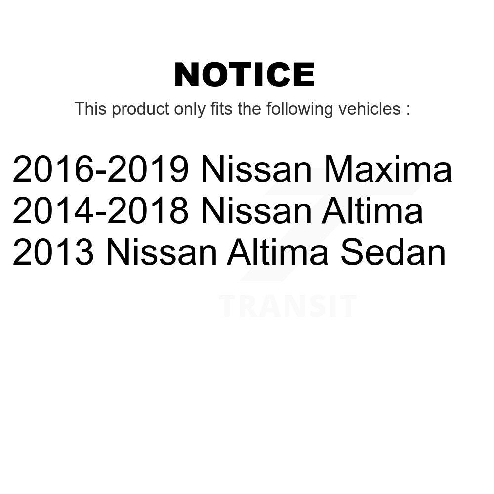 Front Steering Tie Rod End Kit For Nissan Altima Maxima KTR-103892