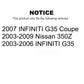 Front Steering Tie Rod End Kit For INFINITI G35 Nissan 350Z KTR-103905