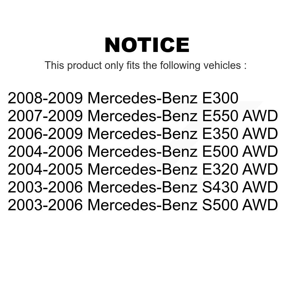 Front Steering Tie Rod End Kit For Mercedes-Benz E350 E320 S430 E500 S500 E550 E300 KTR-103915