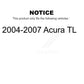 Front Suspension Control Arm With Tie Rod End And Ball Joint Kit (6Pc) For 2004-2007 Acura TL KTR-104001