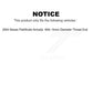 Front Suspension Ball Joint And Tie Rod End Kit For 2004 Nissan Pathfinder Armada With 14mm Diameter Thread KTR-104017