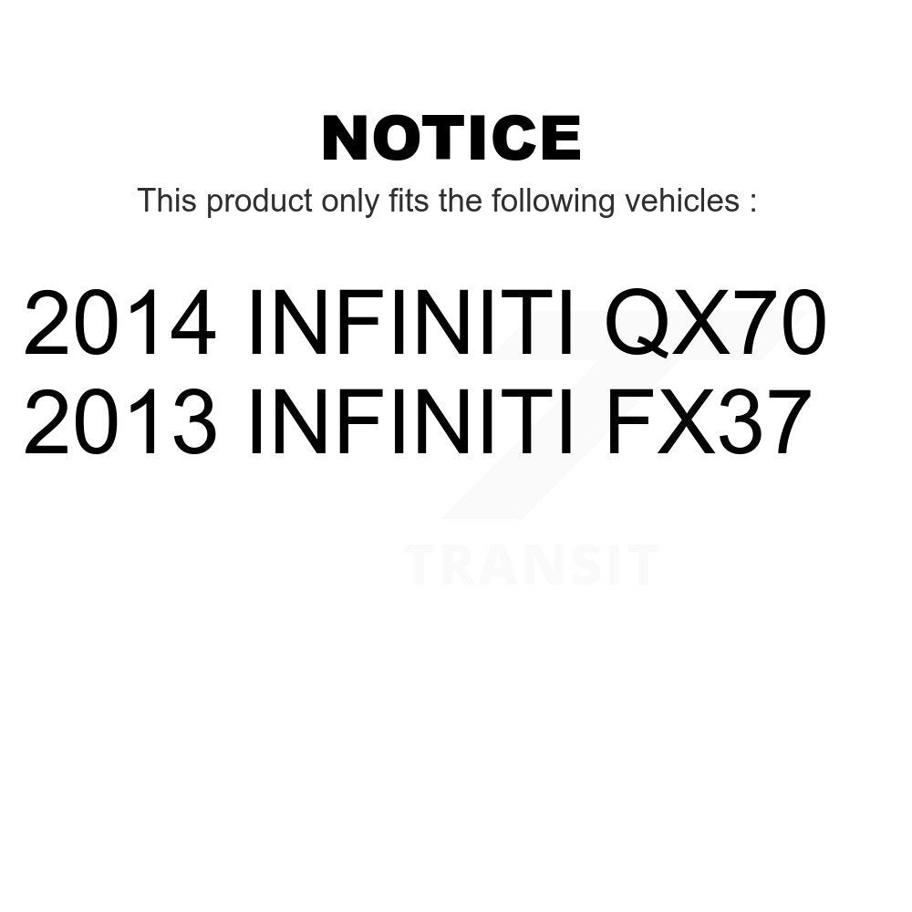 Front Steering Tie Rod End Kit For INFINITI FX37 QX70 KTR-104092