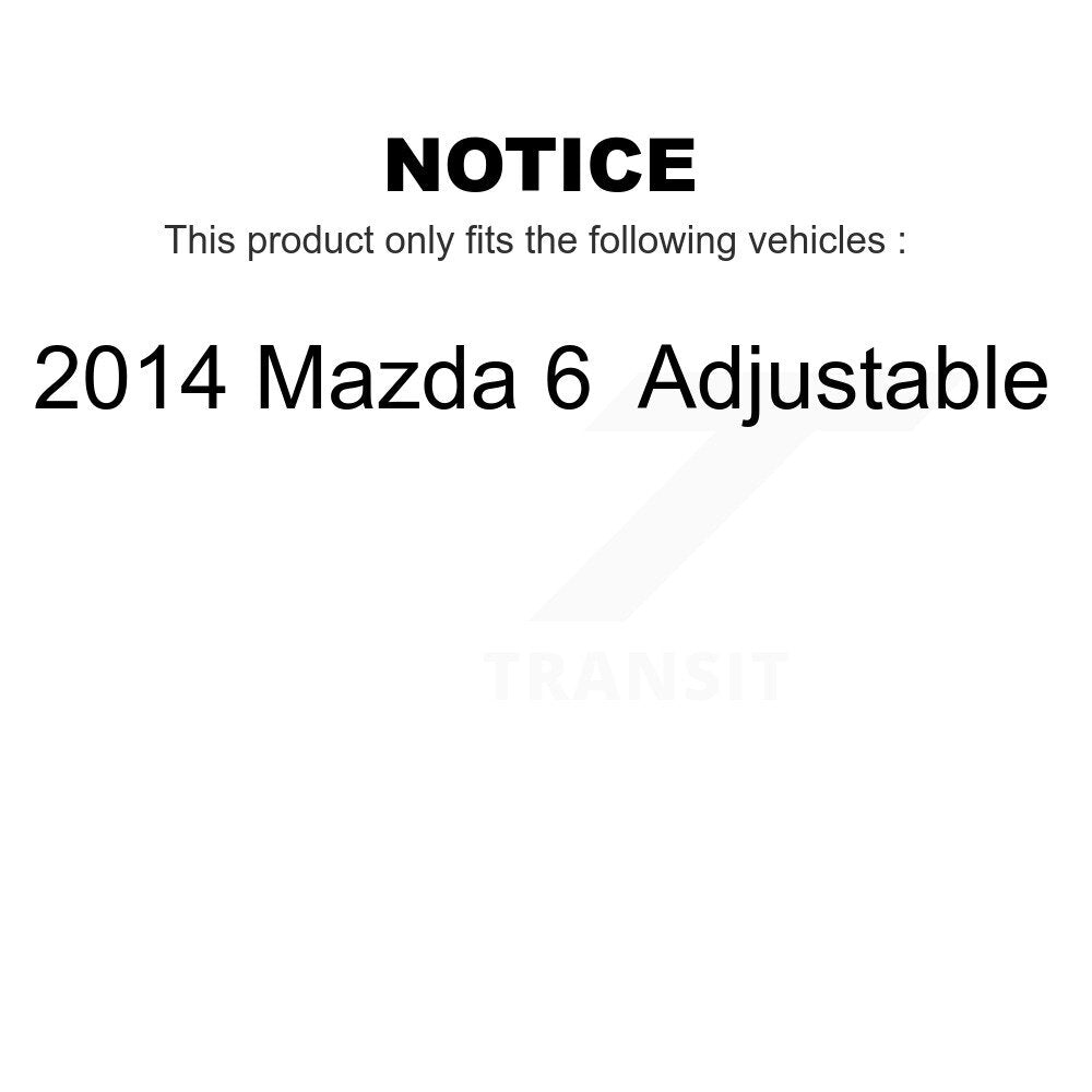 Front Suspension Ball Joints Kit For 2014 Mazda 6 Adjustable KTR-104103