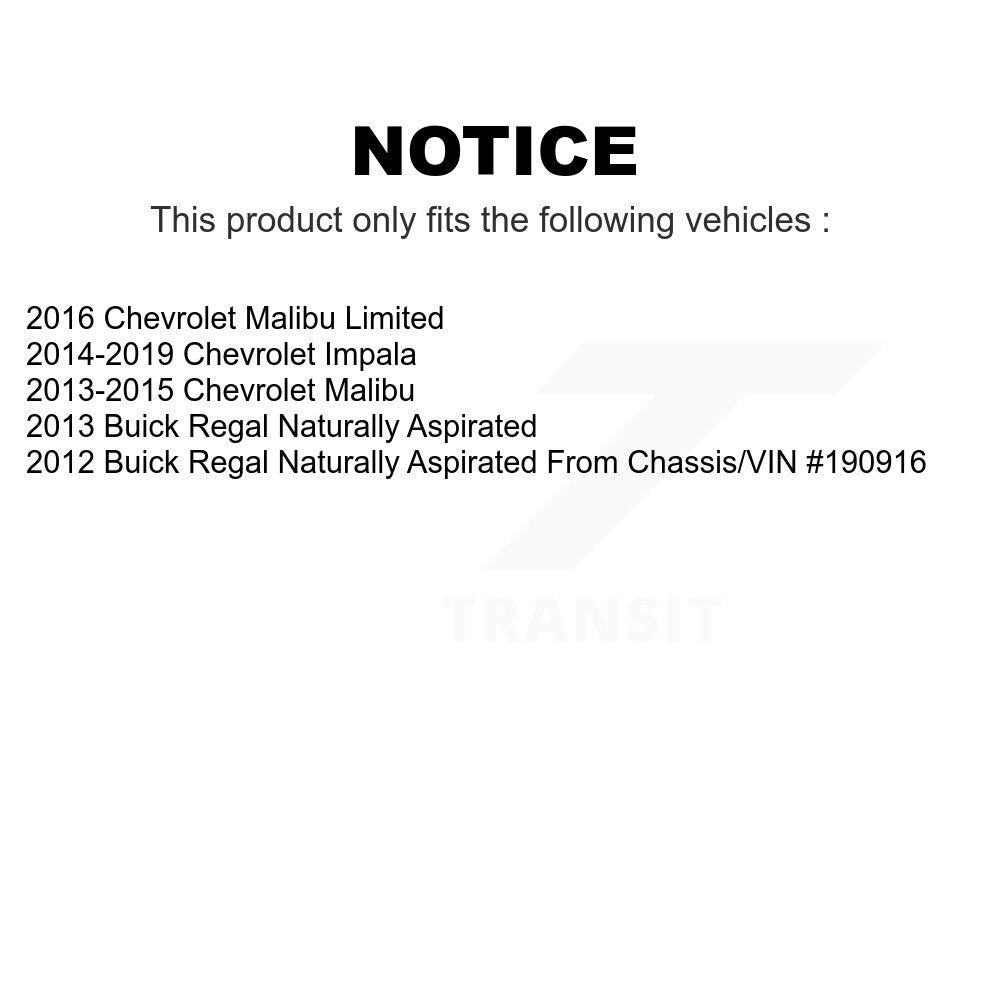 Front Rear Suspension Stabilizer Bar Link Kit For Chevrolet Malibu Impala Limited Buick Regal KTR-104159