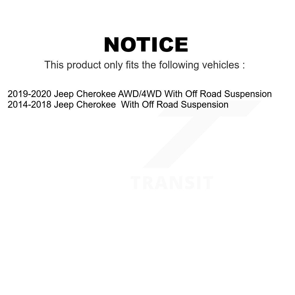 Rear Suspension Stabilizer Bar Link Kit For Jeep Cherokee With Off Road KTR-104226