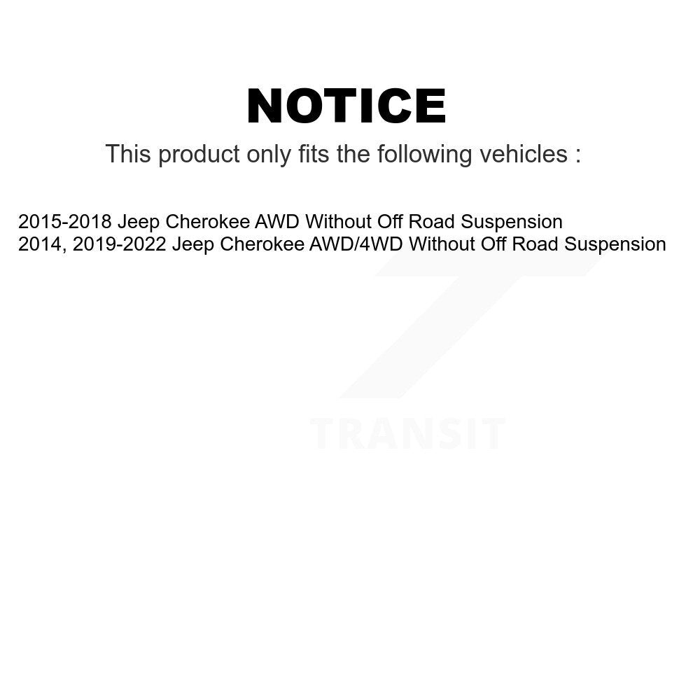 Front Suspension Stabilizer Bar Link Pair For Jeep Cherokee Without Off Road KTR-104236