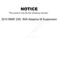 Front Rear Suspension Stabilizer Bar Link Kit For 2014 BMW 335i With Adaptive M KTR-104251