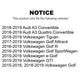 Front Rear Suspension Stabilizer Bar Link Kit For Volkswagen Tiguan GTI Golf Alltrack SportWagen Audi A3 R e-Golf Quattro KTR-104259