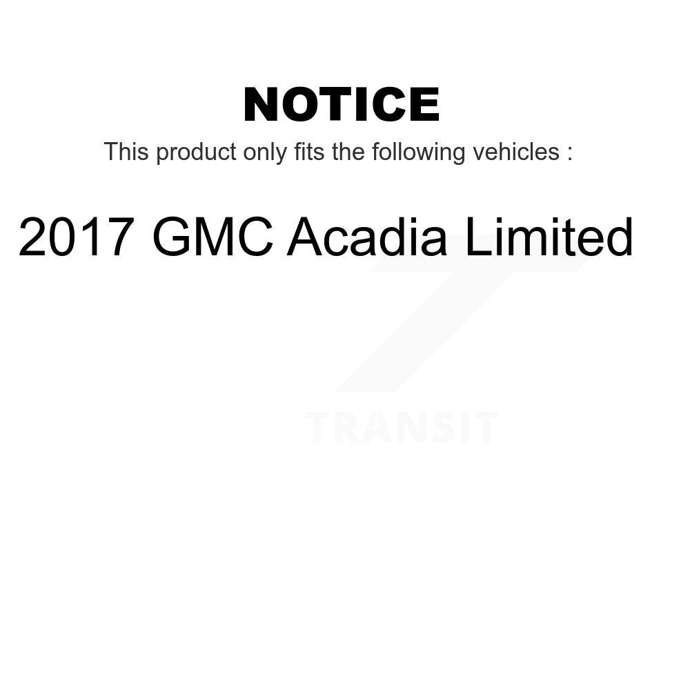 Front Rear Suspension Stabilizer Bar Link Kit For 2017 GMC Acadia Limited KTR-104263