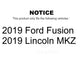 Front Suspension Control Arm Assembly And Tie Rod End Kit For 2019-2019 Ford Fusion Lincoln MKZ KTR-104341