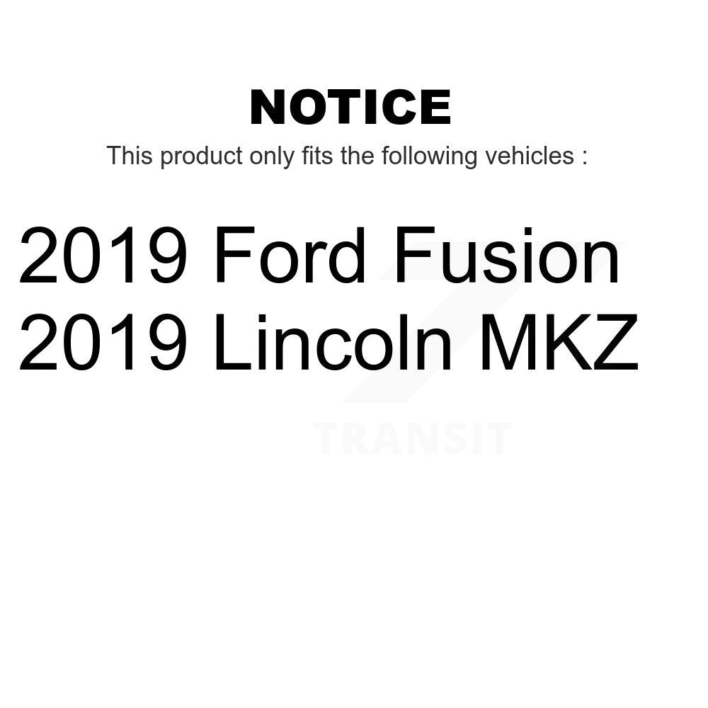 Front Suspension Control Arm Assembly And Tie Rod End Kit For 2019-2019 Ford Fusion Lincoln MKZ KTR-104341
