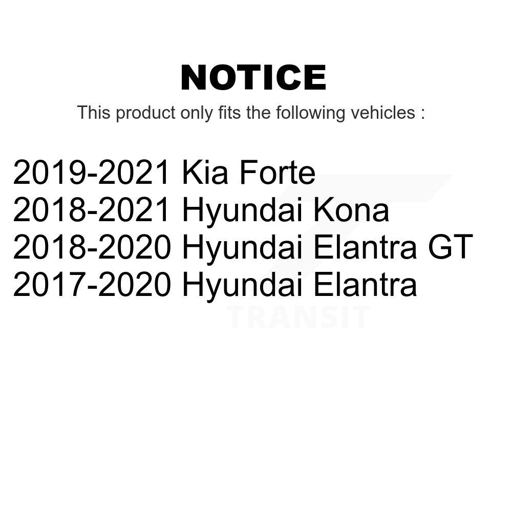 Front Suspension Ball Joints Kit For Hyundai Elantra Kona Kia Forte GT KTR-104380