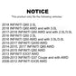 Front Suspension Control Arm And Ball Joint Assembly Stabilizer Bar Link Kit For INFINITI G37 Q50 QX50 Q60 EX35 EX37 KTR-104410