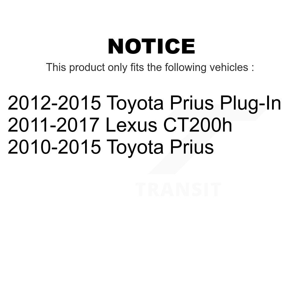 Front Steering Tie Rod End Kit For Toyota Prius Lexus CT200h Plug-In KTR-104425