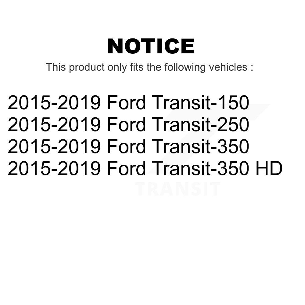 Front Steering Tie Rod End Kit For 2015-2019 Ford Transit-250 Transit-350 Transit-150 HD KTR-104428