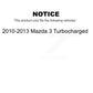 Front Rear Suspension Stabilizer Bar Link Kit For 2010-2013 Mazda 3 Turbocharged KTR-104439