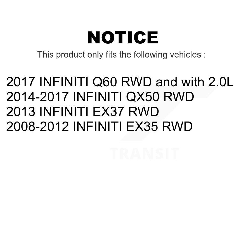 Front Suspension Control Arm And Ball Joint Assembly Steering Tie Rod End Stabilizer Bar Link Kit (8Pc) For INFINITI QX50 EX35 Q60 EX37 KTR-104443