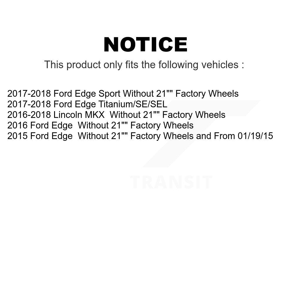 Front Suspension Control Arm And Ball Joint Assembly Steering Tie Rod End Stabilizer Bar Link Kit (8Pc) For Ford Edge Lincoln MKX KTR-104458