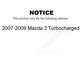 Front Suspension Control Arm And Ball Joint Assembly Steering Tie Rod End Stabilizer Bar Link Kit (8Pc) For 2007-2009 Mazda 3 Turbocharged KTR-104467