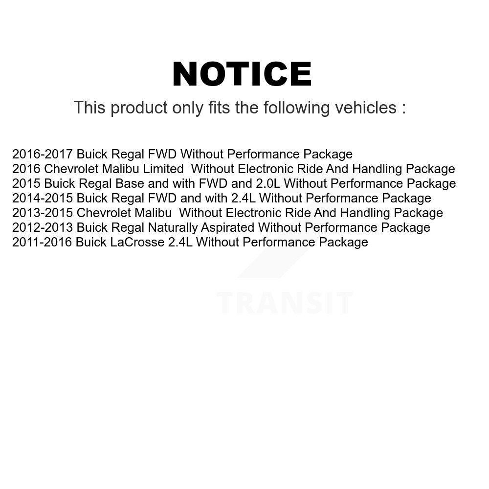 Front Suspension Control Arm Assembly And Tie Rod End Kit For Chevrolet Malibu Buick LaCrosse Regal Limited KTR-104495