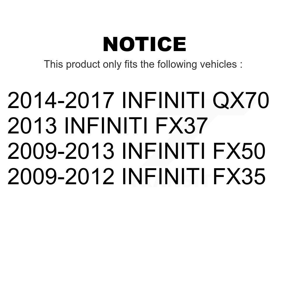 Front Suspension Control Arm Kit For INFINITI FX35 QX70 FX37 FX50 KTR-104511