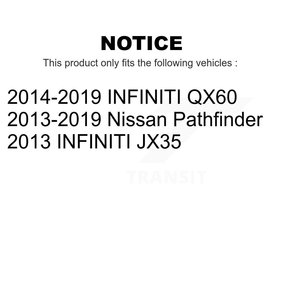 Front Suspension Control Arm And Ball Joint Assembly Kit For Nissan Pathfinder INFINITI QX60 JX35 KTR-104526