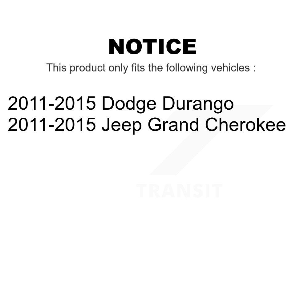 Front Suspension Control Arms And Lower Ball Joints Kit For 2011-2015 Jeep Grand Cherokee Dodge Durango KTR-104549