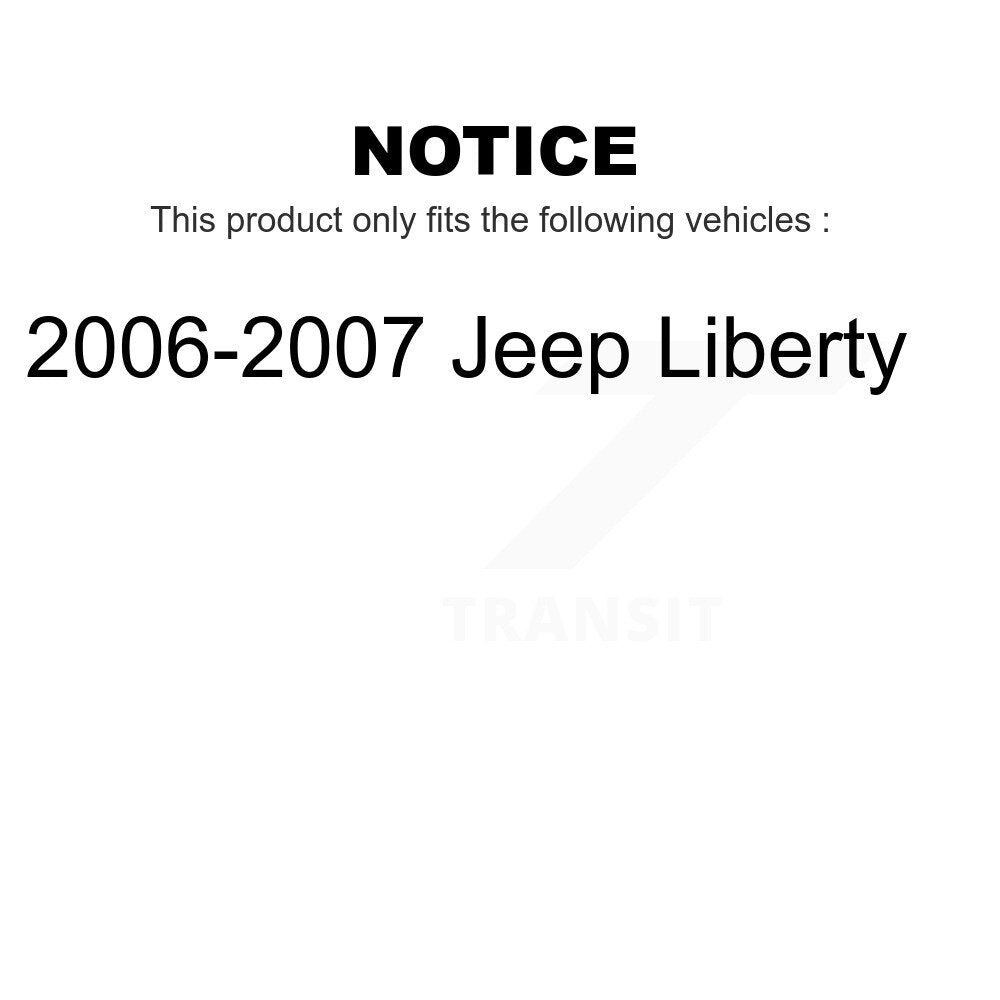 Front Suspension Control Arm And Tie Rod End Kit For 2006-2007 Jeep Liberty KTR-104556