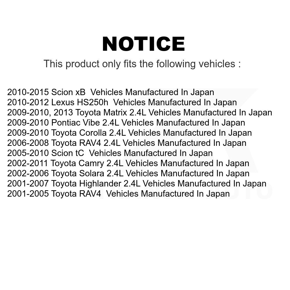 Ignition Coil MPS-MF333 For Toyota Camry Corolla RAV4 Highlander Scion tC Solara xB Matrix Pontiac Vibe Lexus HS250h Vehicles Manufactured In Japan