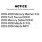 Ignition Coil MPS-MF406 For Mazda 6 Mercury Ford Taurus Mariner MPV Sable