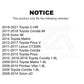 Ignition Coil MPS-MF596 For Toyota Corolla Prius V C-HR Scion Lexus CT200h xD Matrix Pontiac Vibe iM