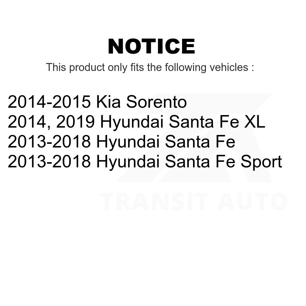 Rear Parking Brake Shoe NB-1042B For Hyundai Santa Fe Sport Kia Sorento XL