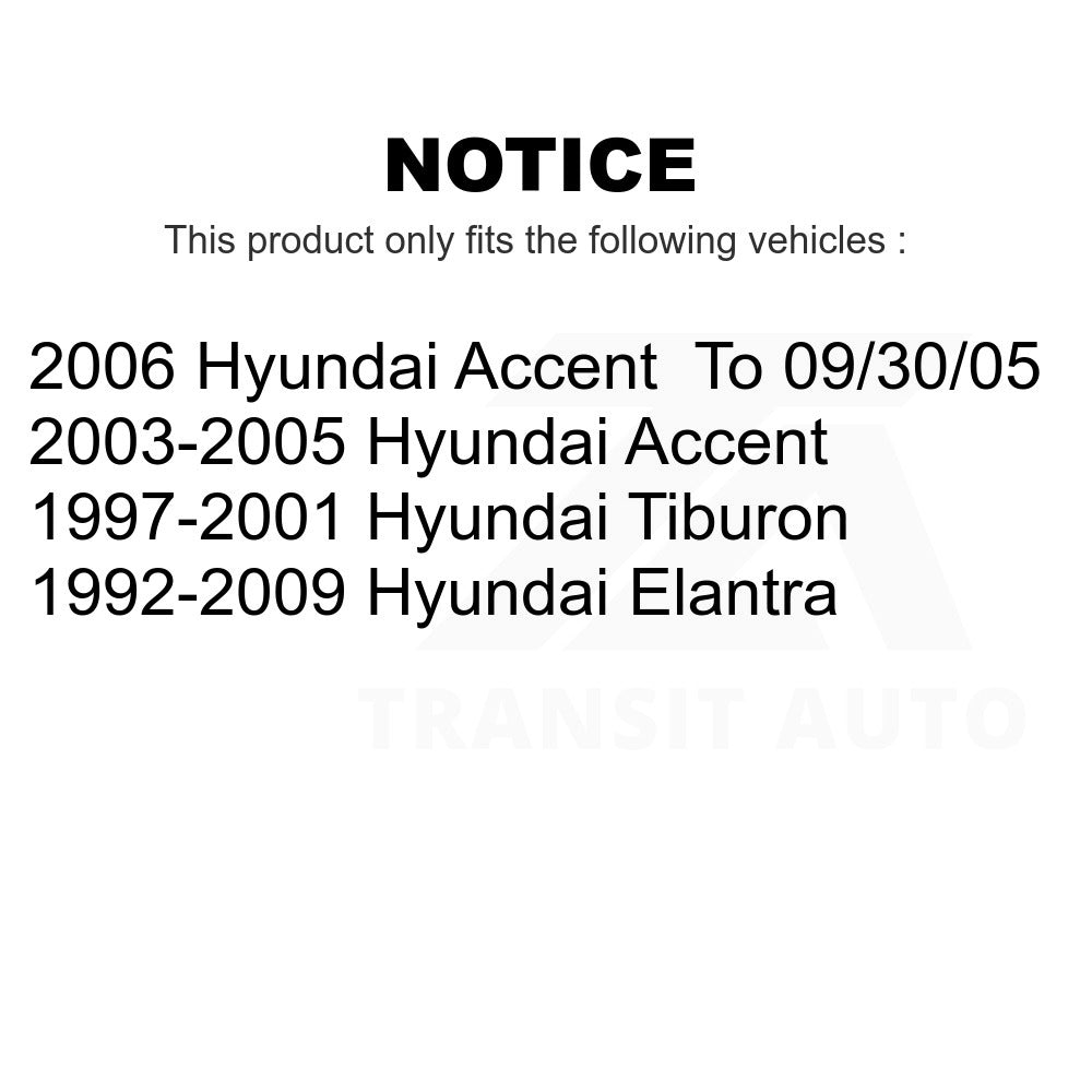 Rear Drum Brake Shoe NB-715B For Hyundai Elantra Accent Tiburon