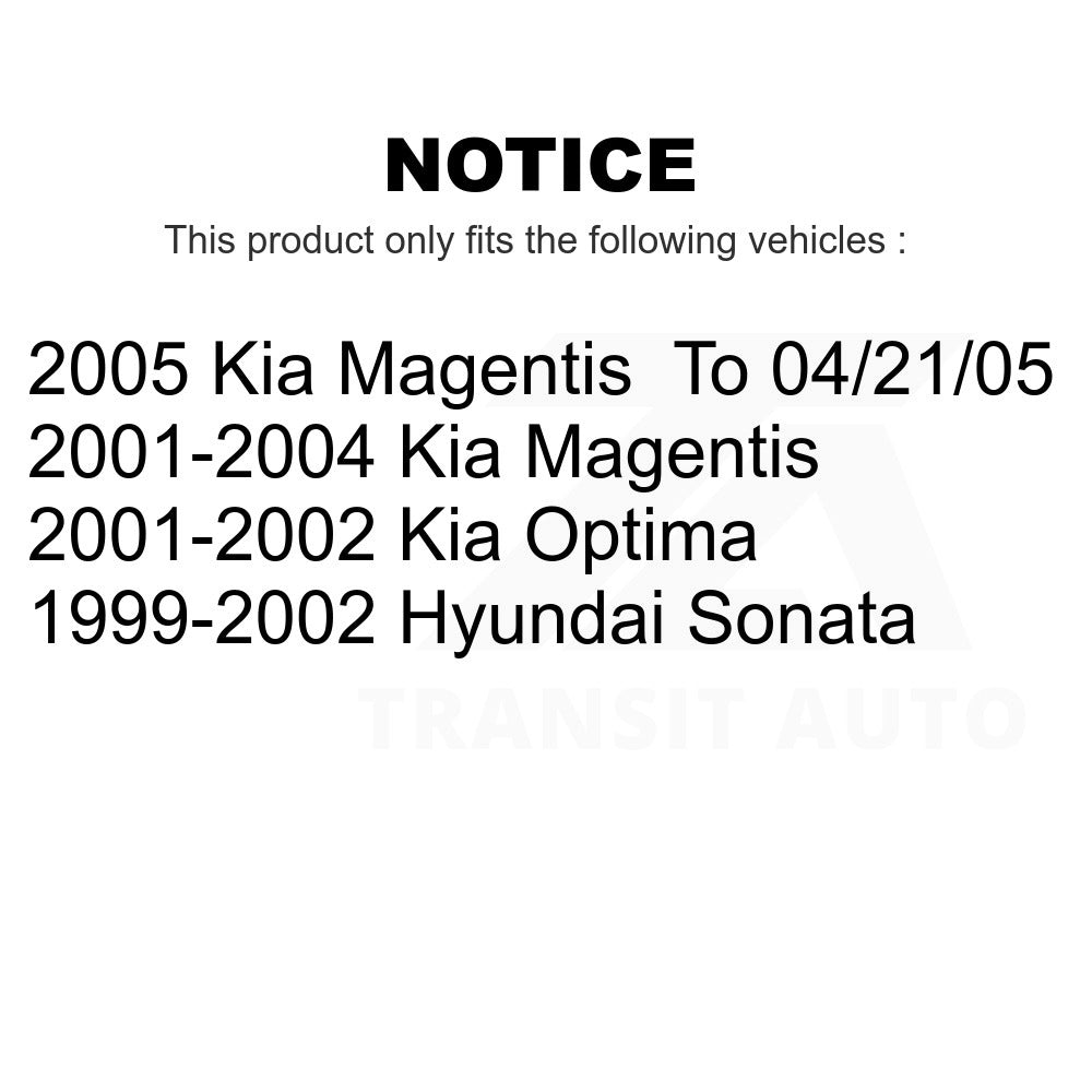 Rear Drum Brake Shoe NB-746B For Hyundai Sonata Kia Optima Magentis