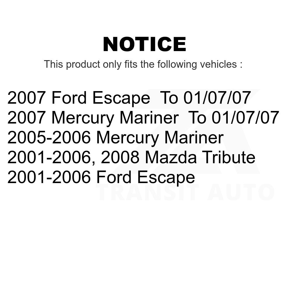 Rear Drum Brake Shoe NB-760B For Ford Escape Mazda Tribute Mercury Mariner
