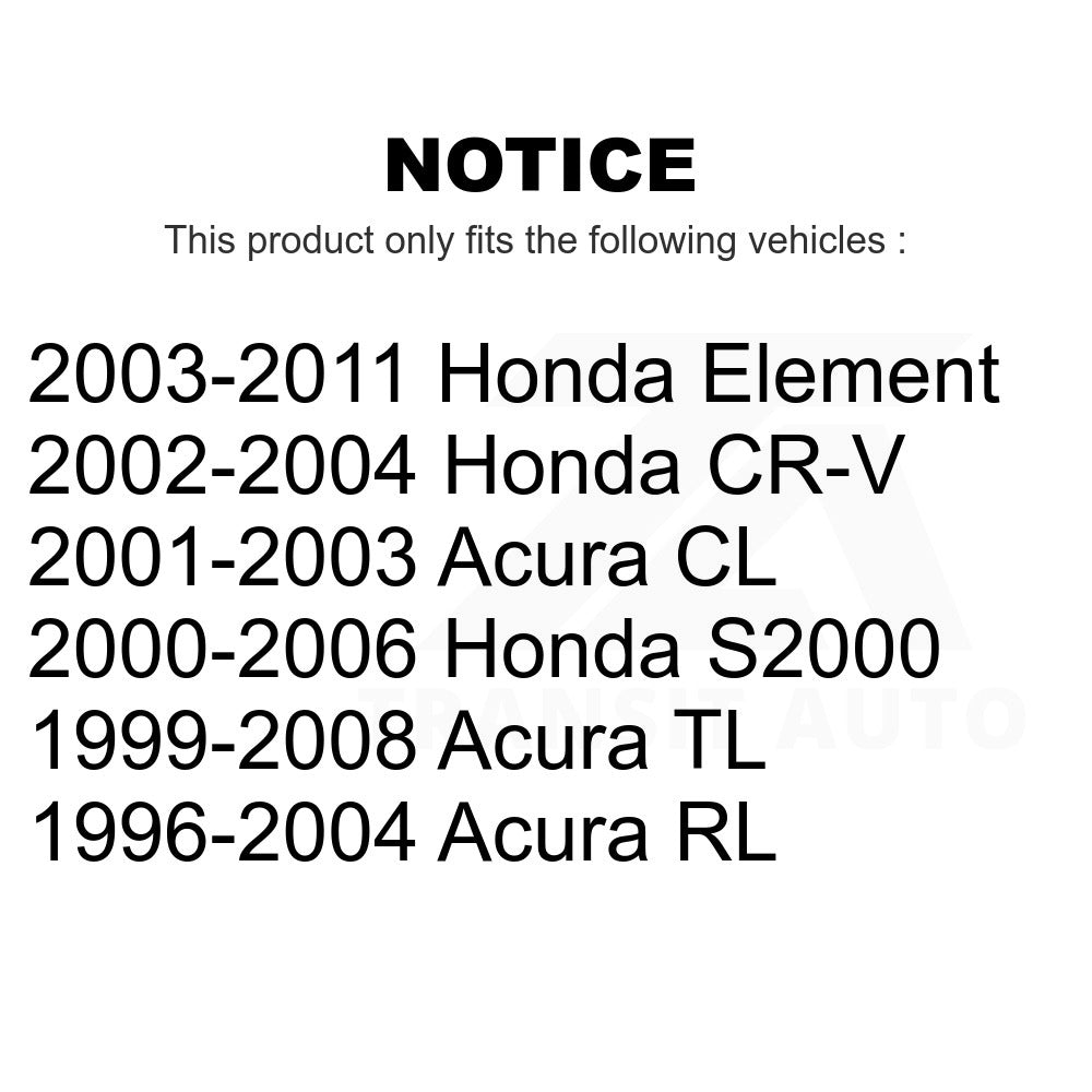 Rear Parking Brake Shoe NB-782B For Honda Acura TL CR-V Element RL S2000 CL