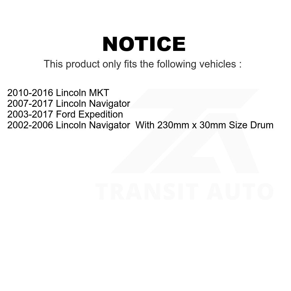 Rear Parking Brake Shoe NB-811B For Ford Expedition Lincoln Navigator MKT