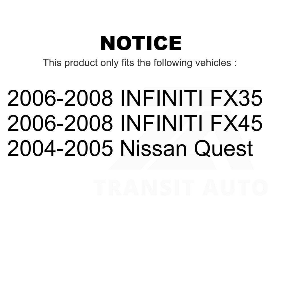 Rear Parking Brake Shoe NB-867B For Nissan Quest INFINITI FX35 FX45