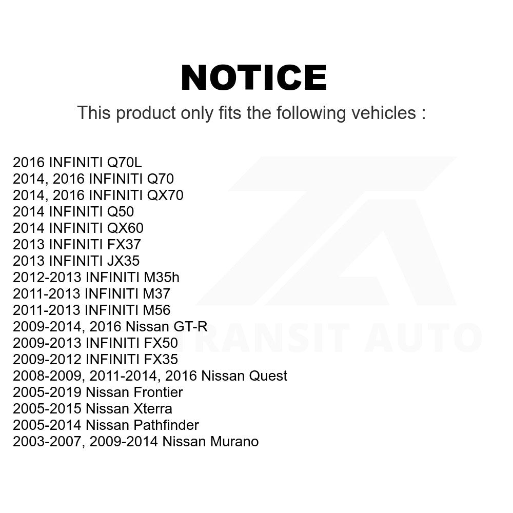 Rear Parking Brake Shoe NB-869B For Nissan Frontier Murano Pathfinder Xterra INFINITI Quest Q50 JX35 QX60 FX35 M37 QX70 FX37 GT-R Q70 Q70L M56 FX50 M35h