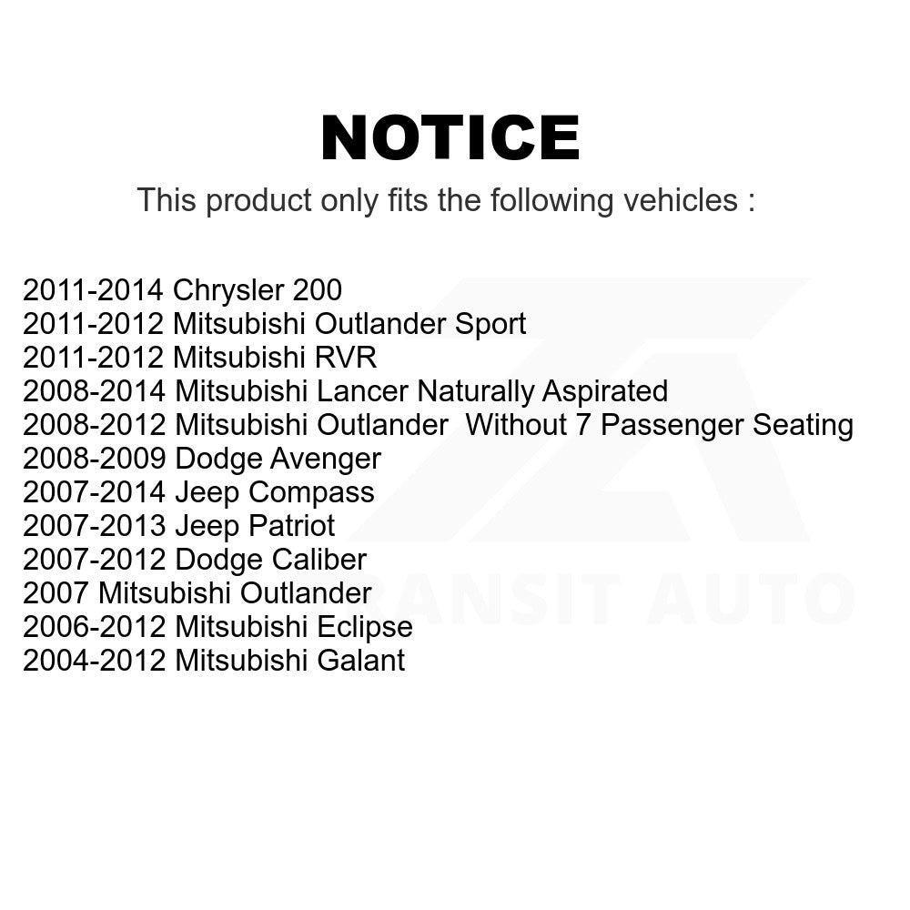 Rear Parking Brake Shoe NB-886B For Jeep Mitsubishi Dodge Chrysler 200 Caliber Compass Patriot Galant Lancer Avenger Eclipse Outlander Sport RVR