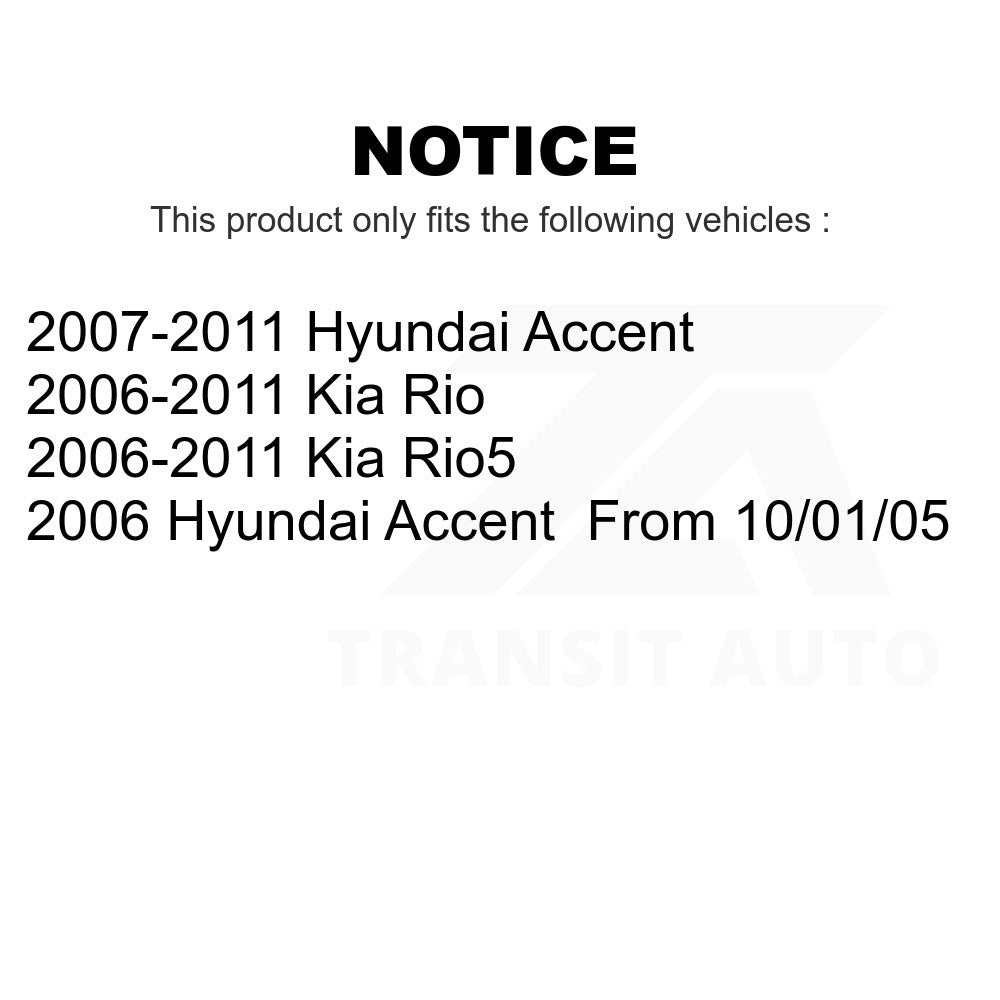Rear Drum Brake Shoe NB-910B For Hyundai Accent Kia Rio Rio5