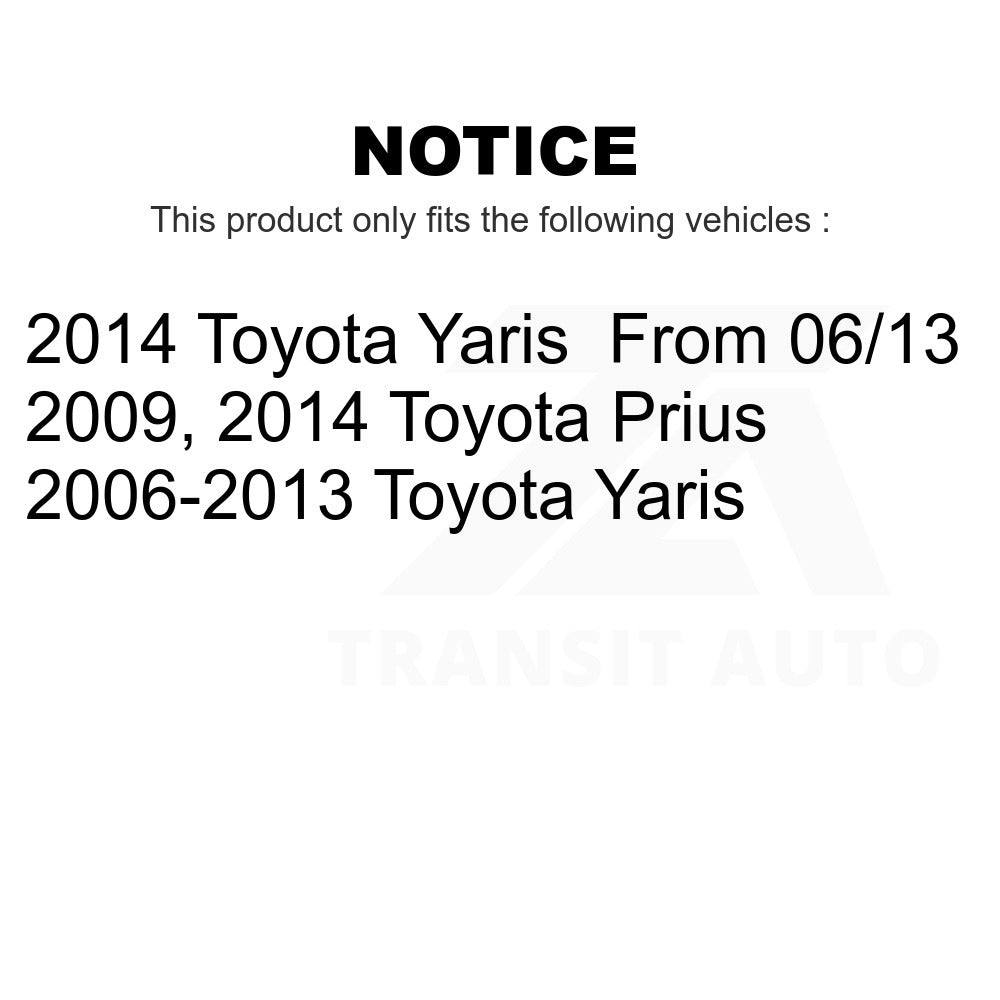 Rear Drum Brake Shoe NB-917B For Toyota Yaris Prius