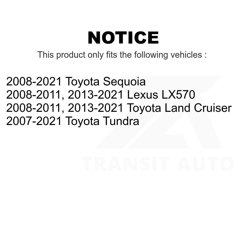 Rear Parking Brake Shoe NB-943B For Toyota Tundra Sequoia Lexus LX570 Land Cruiser