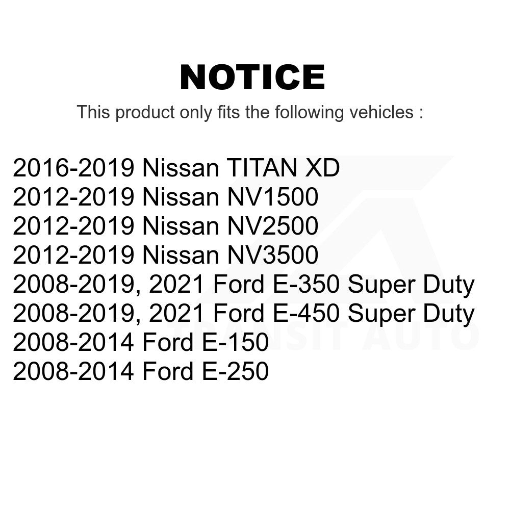 Parking Brake Shoe NB-952B For Ford E-350 Super Duty E-250 Nissan E-150 NV2500 Titan XD NV3500 NV1500 E-450 TITAN