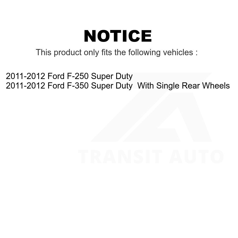 Rear Parking Brake Shoe NB-990B For 2011-2012 Ford F-250 Super Duty F-350