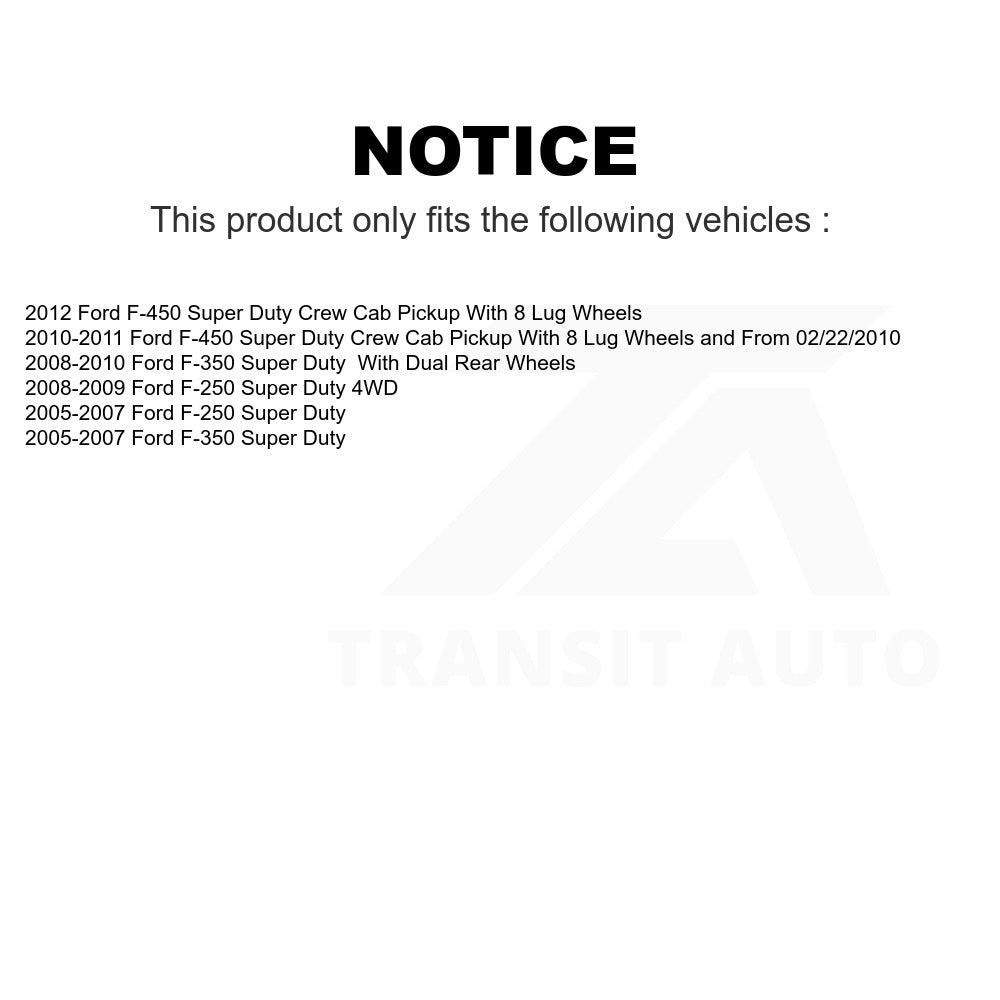 Front Semi-Metallic Disc Brake Pads NWF-ASD1069 For Ford F-250 Super Duty F-350 F-450